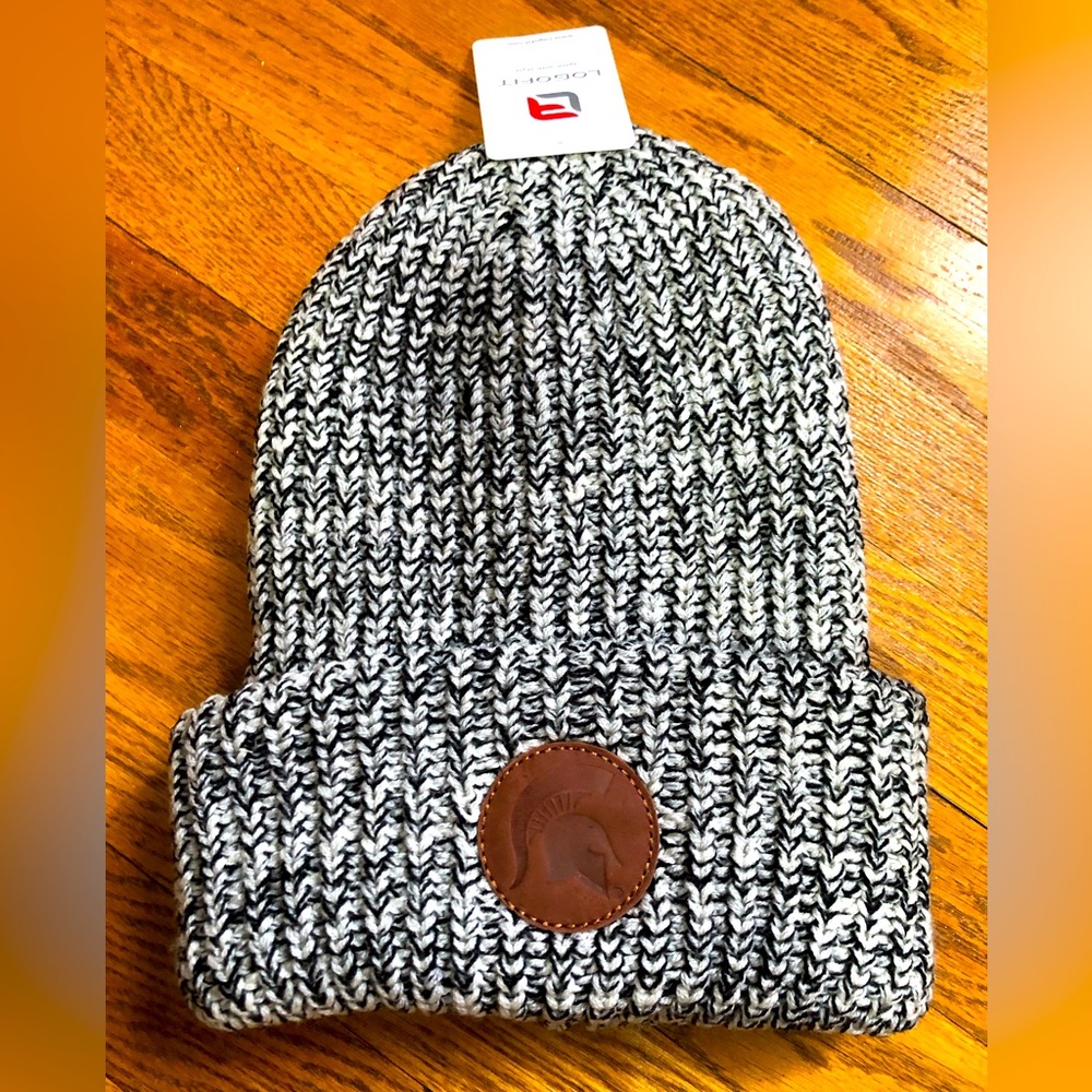 Oversized Michigan State Beanie